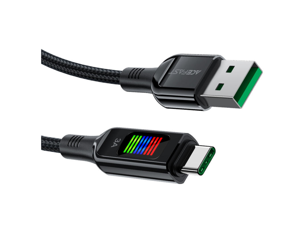 Acefast USB-A to USB-C Charging Cable 60W - Fast, Durable, MFI Certified Acefast USB-A to USB-C Charging Cable 60W - Fast, Durable, MFI Certified